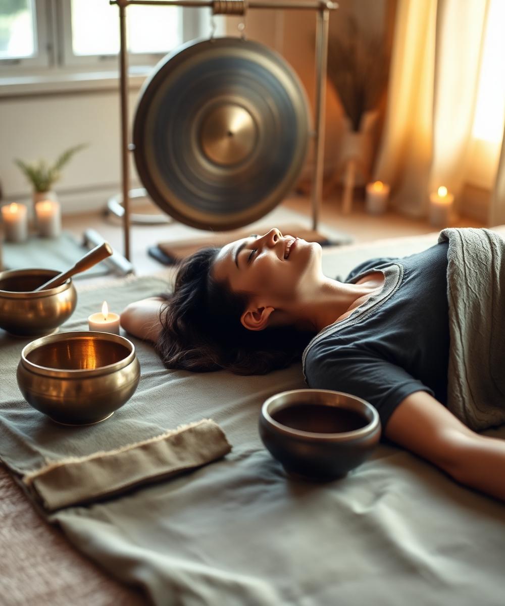 Private sound therapy session